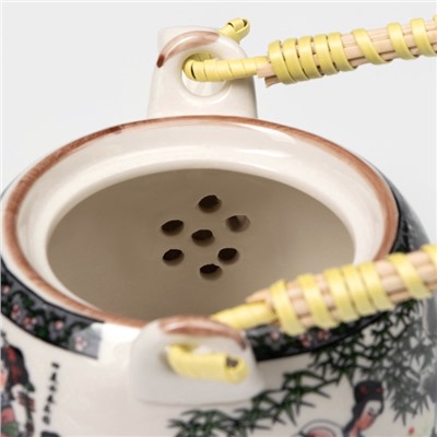 УЦЕНКА Чайник заварочный с металлическим ситом «Беседа», 600 мл, 16×12×9 см