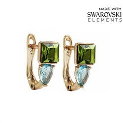 Серьги с кристаллами Swarovski