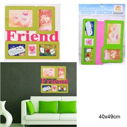 Наклейка фоторамка интерьерная 40х49 см / ABC-8807 /