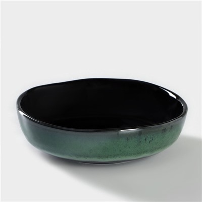 Тарелка фарфоровая Verde notte, 600 мл, d=18.5 см