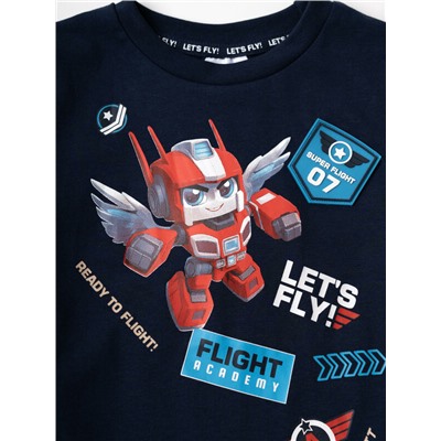 Фуфайка трикотажная для мальчиков (футболка)