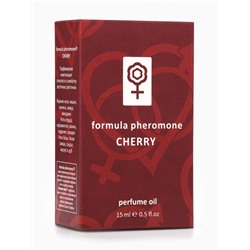 Парфюмерное масло женское с феромонами Formula Pheromone Cherry, 15 мл (по мотивам Cherry In The Air (Escada)