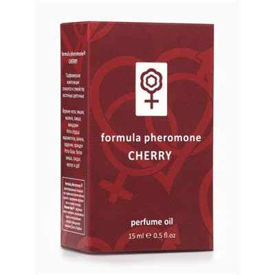Парфюмерное масло женское с феромонами Formula Pheromone Cherry, 15 мл (по мотивам Cherry In The Air (Escada)