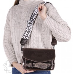 Сумка женская кожаная 6036Q gun Polina&Eiterou