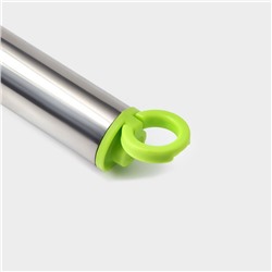 Водосгон Доляна Green day, с нержавеющей ручкой, силиконовый сгон