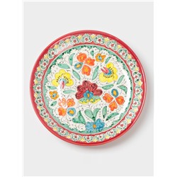 УЦЕНКА Ляган Риштанская Керамика «Турецкий узор» 24.5 см