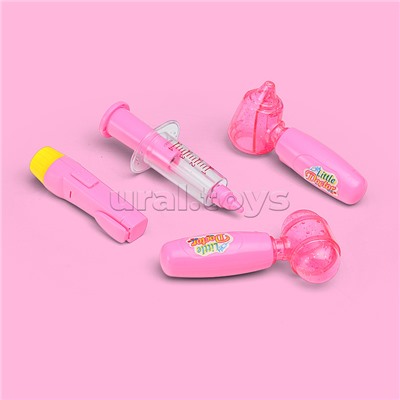 Набор доктора "Терапевтический набор" в пакете (цвет розовый)