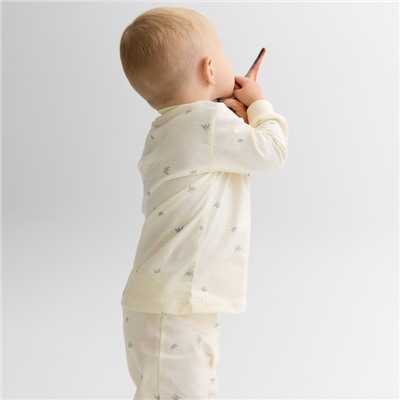 Кофточка детская MINAKU, рост 74-80 см, молочная