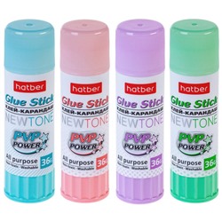 Клей-карандаш 36 гр ПВП (PVP) "НЬЮТОН/NEWtone" (067214) Хатбер