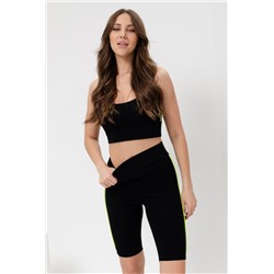 Велосипедки 67071 (Черный_желтый неон)