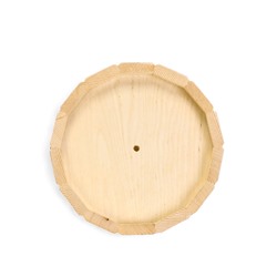 Шайка - ушат для бани и сауны «Русский узор», 4 л, деревянная, пластиковая вставка, «Добропаровъ»