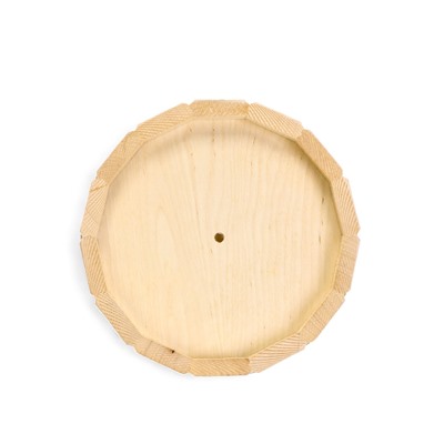 Шайка - ушат для бани и сауны «Русский узор», 4 л, деревянная, пластиковая вставка, «Добропаровъ»