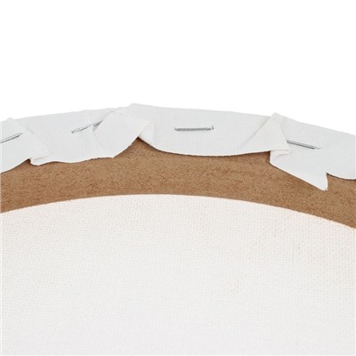 Холст на подрамнике овальный, хлопок 100%, грунт акриловый, 1.5×30×40 см, мелкозернистый, 280 г/м²