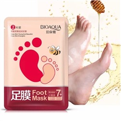 Увлажняющая смягчающая маска-носки для ног BioAqua Foot Mask