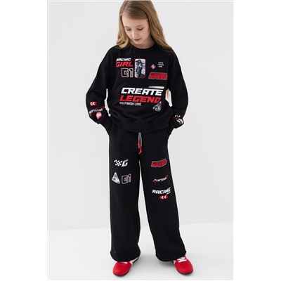 Брюки трикотажные для девочек PLAYTODAY, 1240794