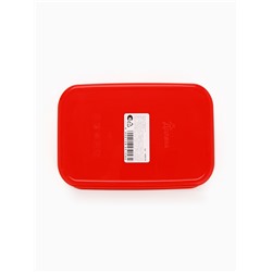 Ланч - бокс прямоугольный новогодний «Карусель», 1200 мл