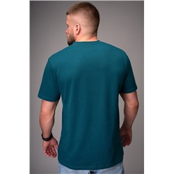 Мужская футболка больших размеров c V-вырезом Happyfox