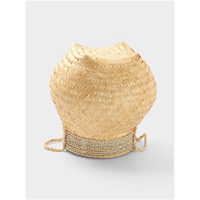 Корзина плетёная из бамбука, 40×40×40 см