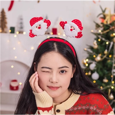 Ободок новогодний карнавальный "Деды Морозы"