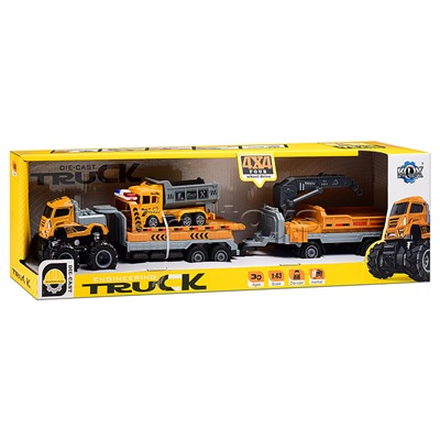 Машина "Прицеп с обратной тягой" 1:43 в коробке