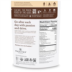 Navitas Organics, органическое масло какао, 227 г (8 унций)