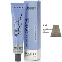 CONCEPT Infinity Crystal Гелевый полуперманентный краситель для волос 9/97 светлый блондин сандре-коричневый 60 мл