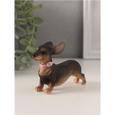 Фигурка полистоун «Такса с летящими ушами», 10×3×6.5 см