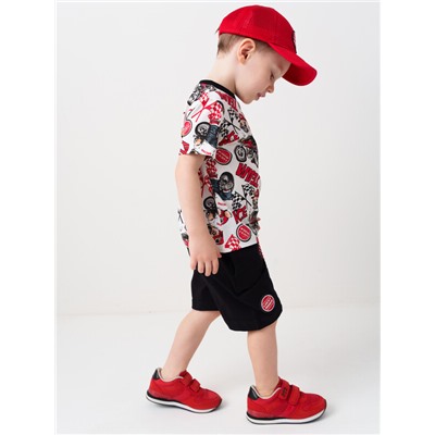 Комплект трикотажный для мальчиков: фуфайка (футболка), шорты