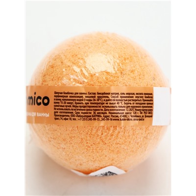 Бомбочка для ванны, 120 г, аромат сладкая ваниль, PICO MICO