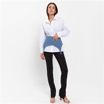 Юбка баска джинсовая женская MIST: Denim, размер 42, синяя