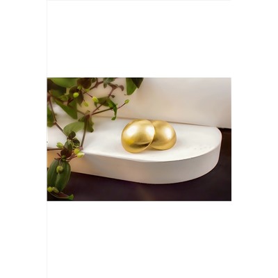 Серьги Суперлегкие Полусфера + Подарок НАТАЛИ, 1133041