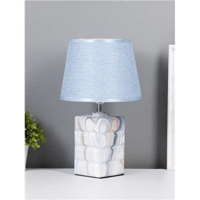 Лампа настольная RISALUX «Атриум» E14, 1×40 Вт, синяя