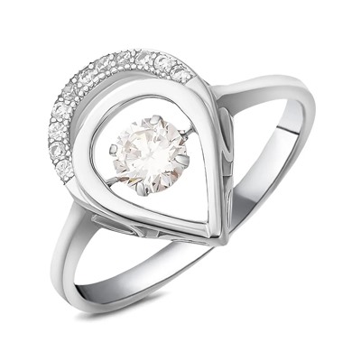 Кольцо, куб.циркон., BY-3180