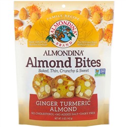 Almondina, Almond Bites, Ginger Turmeric Almond, 5 oz (142 g)