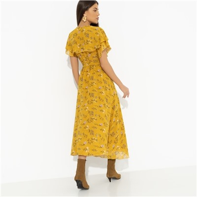 Платье на запах, Счастье влюбленности (желтый)