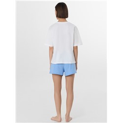 КОМПЛЕКТ ЖЕНСКИЙ (ДЖЕМПЕР, ШОРТЫ) 592591