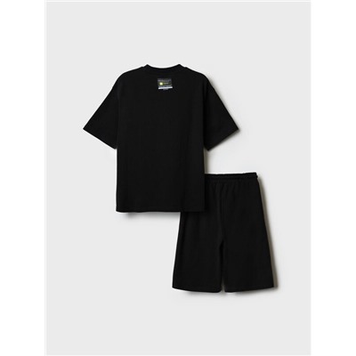 Комплект трикотажный для мальчиков: фуфайка (футболка), шорты