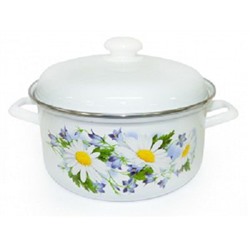 Кастрюля 6,0л Ромашковое поле С-1618АП2/4
