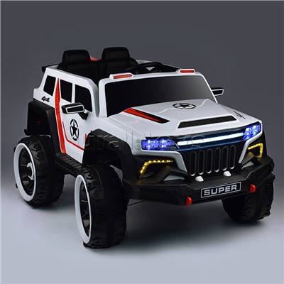 Электромобиль "Бархан" 12V7A с полным приводом, белый