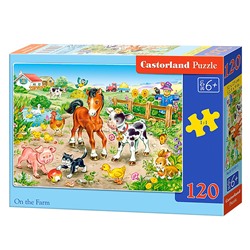 Пазлы 120 "На ферме"