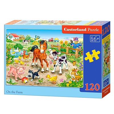 Пазлы 120 "На ферме"