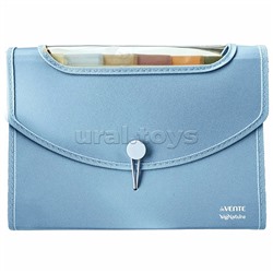 Папка-органайзер с 8-ю отделениями "SigNature" A4 (330x250х50 мм) полипропилен 650 мкм, фактура ткань, сумеречно синяя