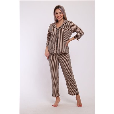 Пижама с брюками 213 полоса НАТАЛИ, 1202856