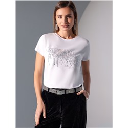 VILATTE Футболка D49.123