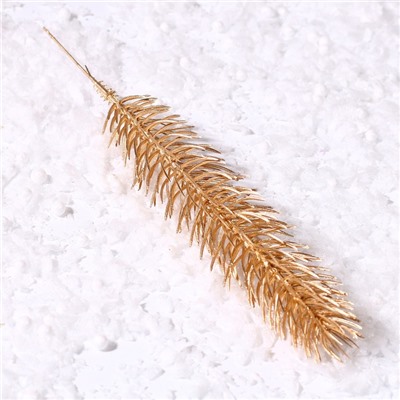 Ветка декоративная новогодняя, набор 2 шт., размер 1 шт. — 22×4 см