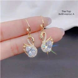 Серьги лебеди