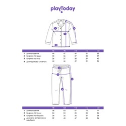 Пижама текстильная для девочек