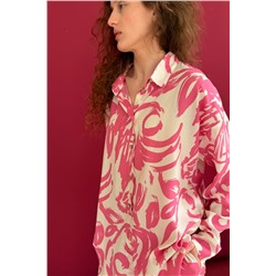 Брюки  СЕТ001Б/02/Молочный, розовый