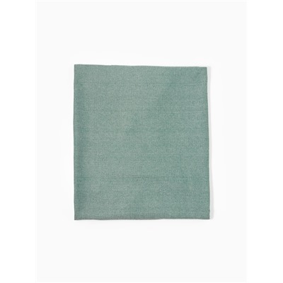 Плед «Милан» 150×200 см, белый/зелёный