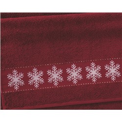 Полотенце махровое Снежинки